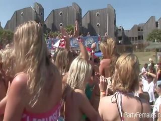 Girls get mad at spring break event