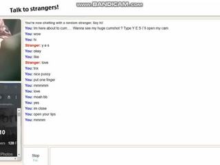 Omegle Nasty girl Masturbate and Moaning for me