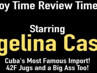 ผัด หนา คนคิวบา angelina คาสโตร วัตถุดิบ เธอ สวย อวบ หี ด้วย ของเล่น!