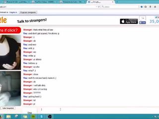 Girl shows on Omegle