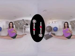 Incredible Virtual Flexi Stretching with delightful Teen Asdis Loren