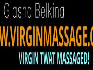 Glasha Belkina, outstanding bewitching virgin lesbian massage