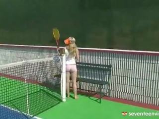 Masturbating Onto The Tennis Court