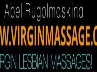 Flirty Naked Lesbian First Time Massage for Abel